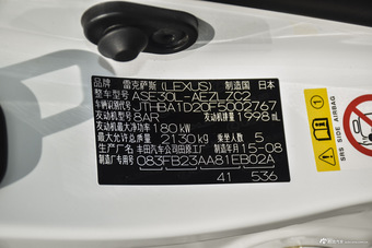 2015款雷克萨斯IS 2.0T自动200t F SPORT