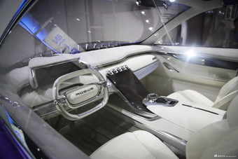 2017广州车展实拍荣威Vision-E概念车 再次让人惊叹