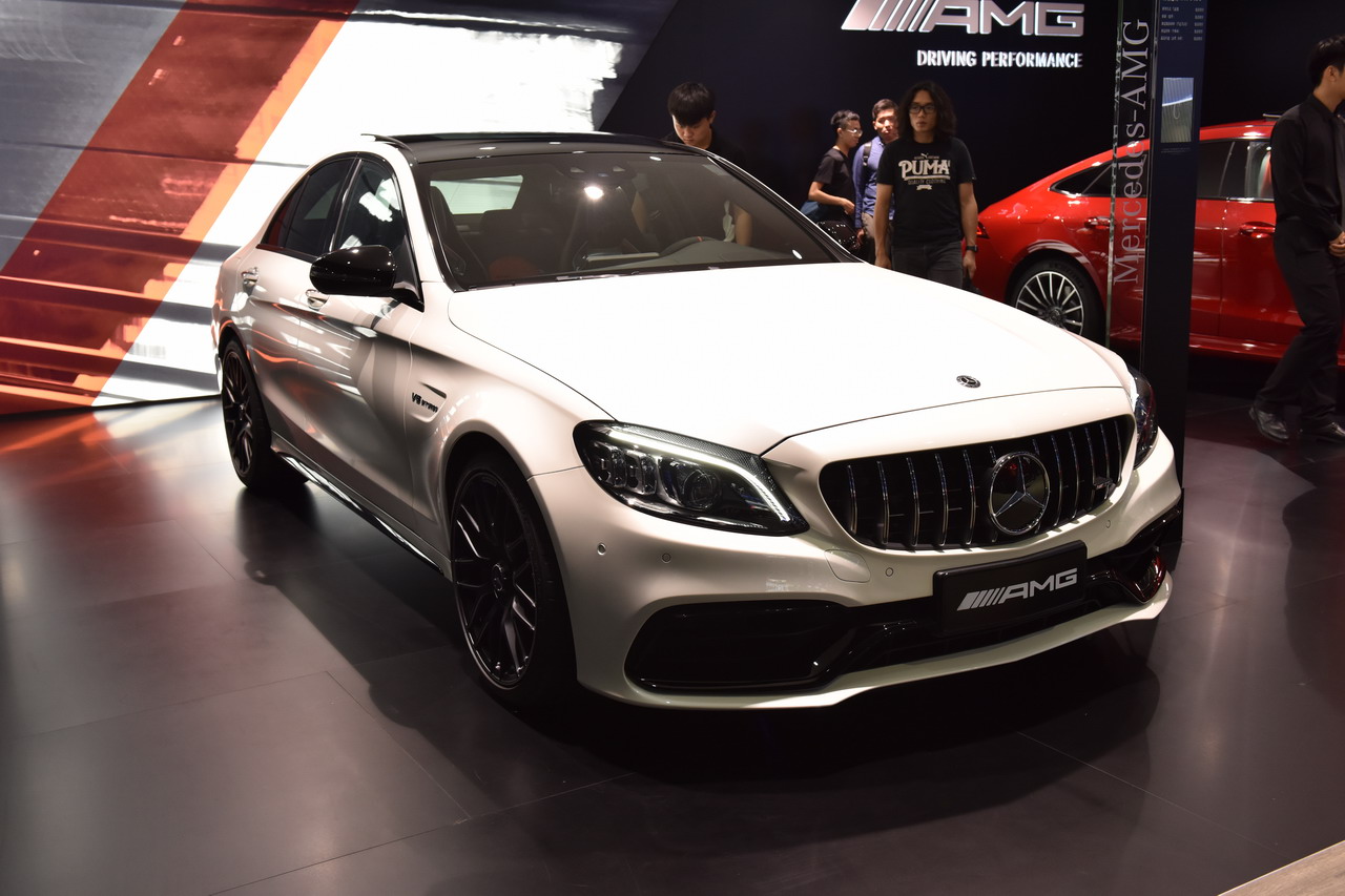 2018广州车展实拍：AMG C63