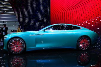 车展实拍|红旗E·境GT概念车 定位于GT跑车