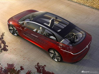 图集|大众I.D. Vizzion概念车 跟方向盘说再见