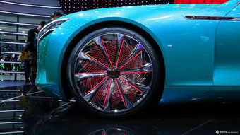 车展实拍|红旗E·境GT概念车 定位于GT跑车