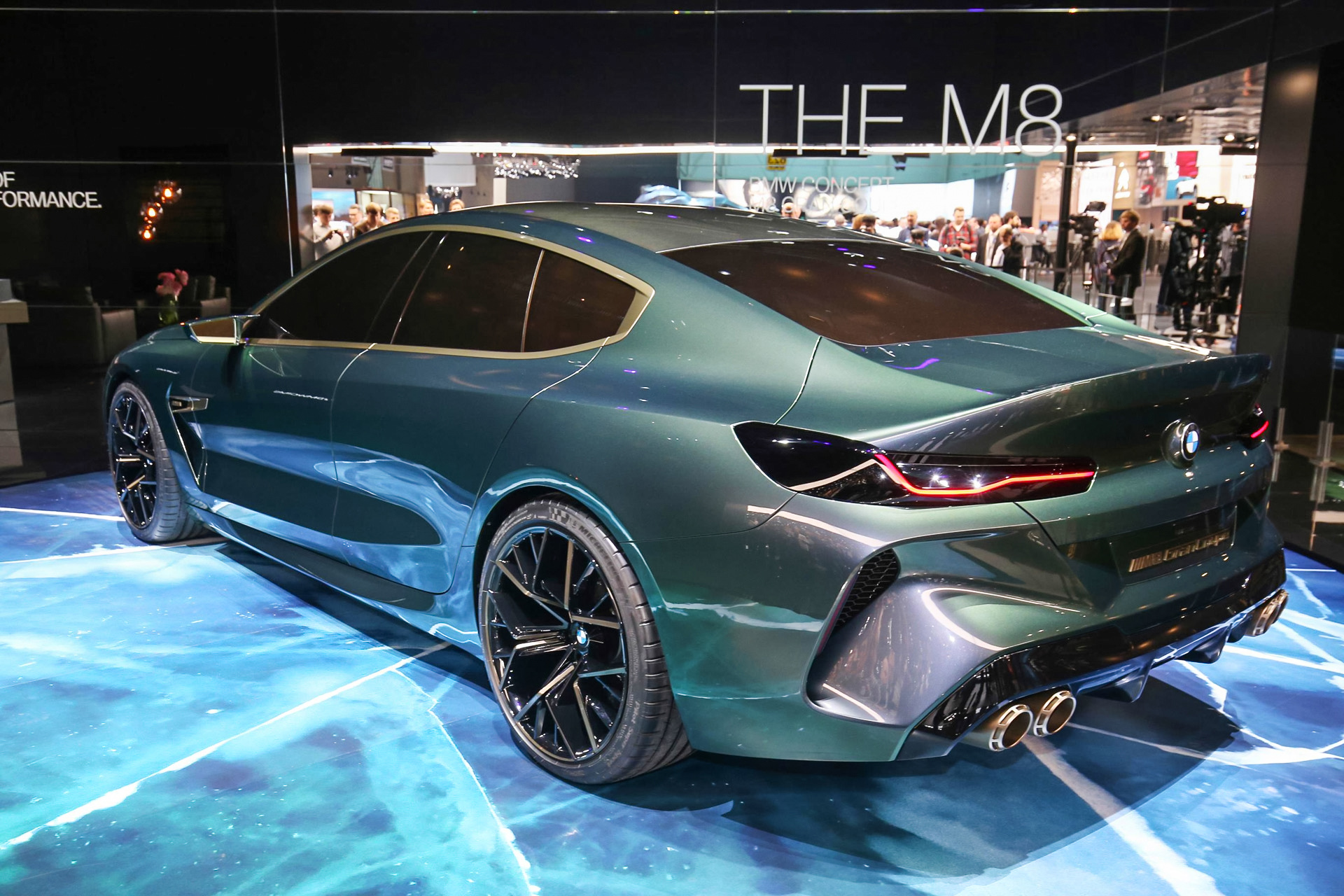 图集|M8 Gran Coupe概念车实图 宝马未来全看它