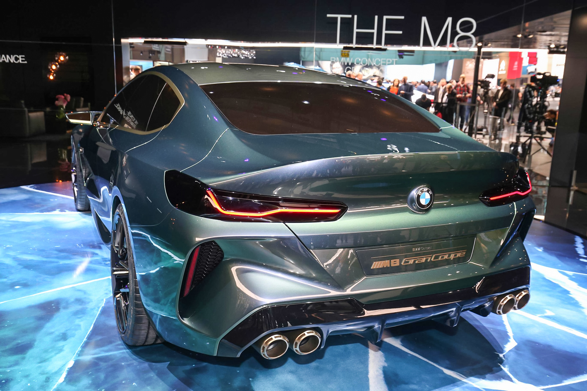 图集|M8 Gran Coupe概念车实图 宝马未来全看它
