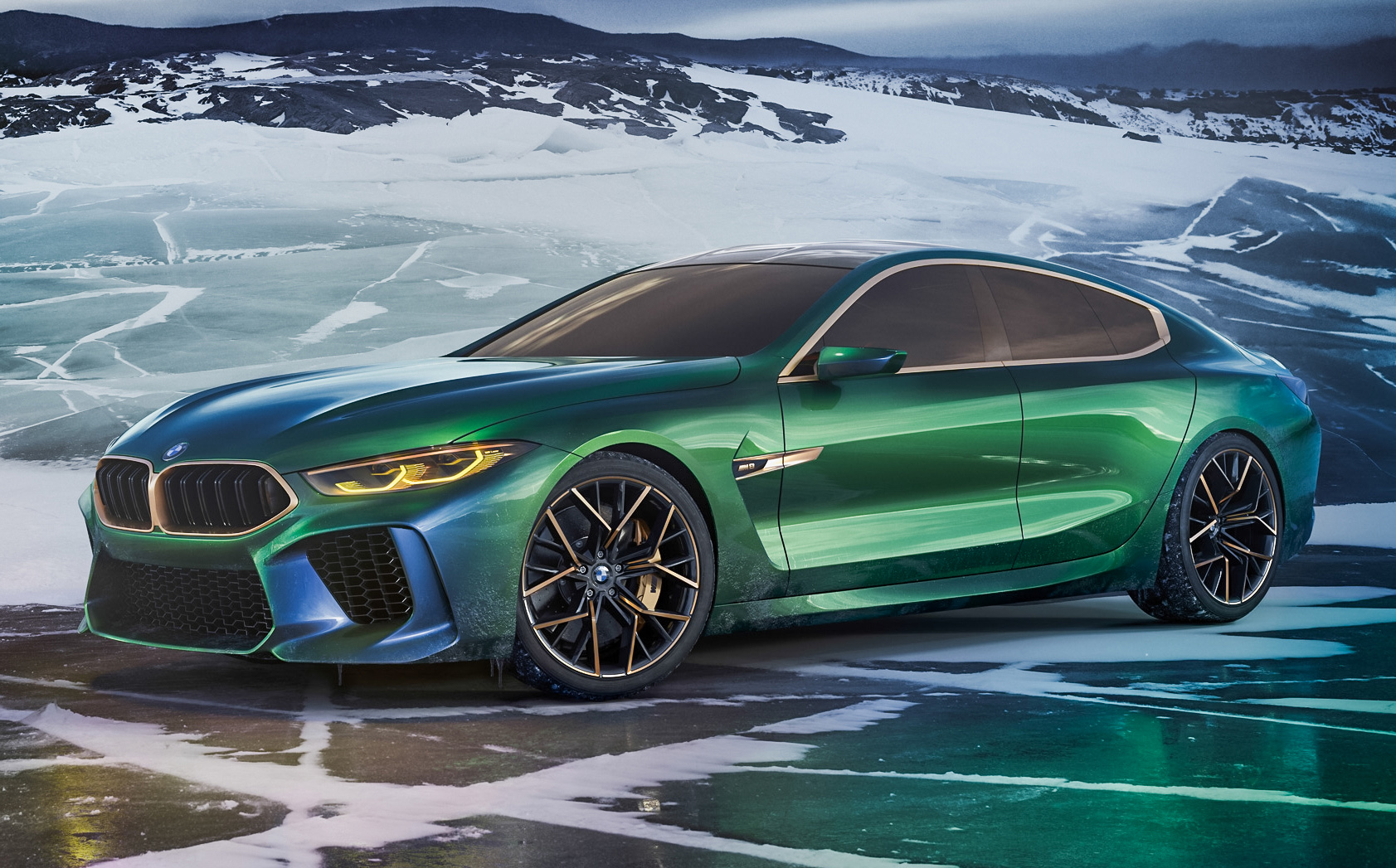 图集|M8 Gran Coupe概念车实图 宝马未来全看它