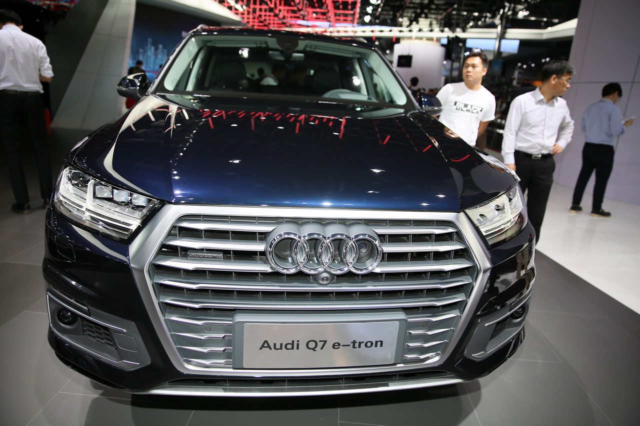 2018广州车展实拍：奥迪Q7 e-tro