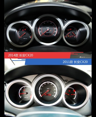 全面升级实力大增 长安CX20新旧款实车对比