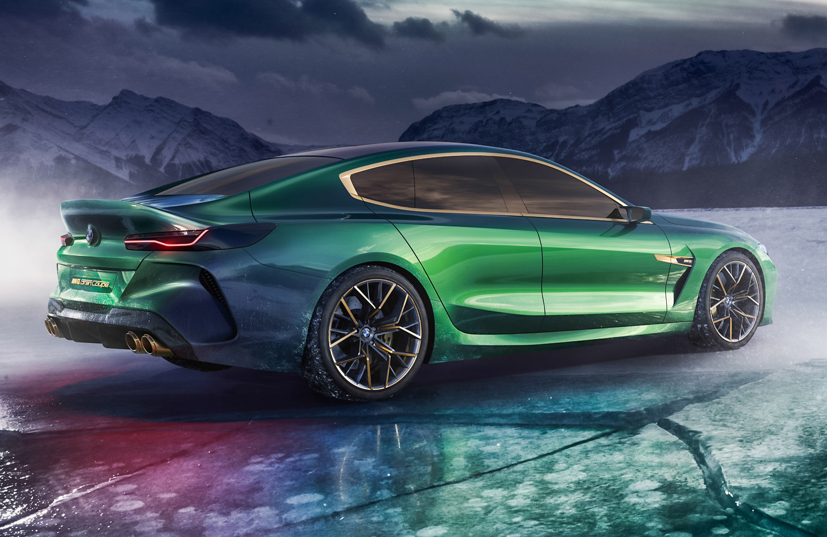 图集|M8 Gran Coupe概念车实图 宝马未来全看它