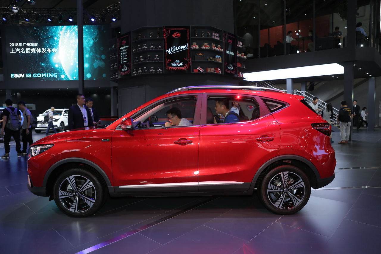 2018广州车展实拍：名爵ZS纯电动