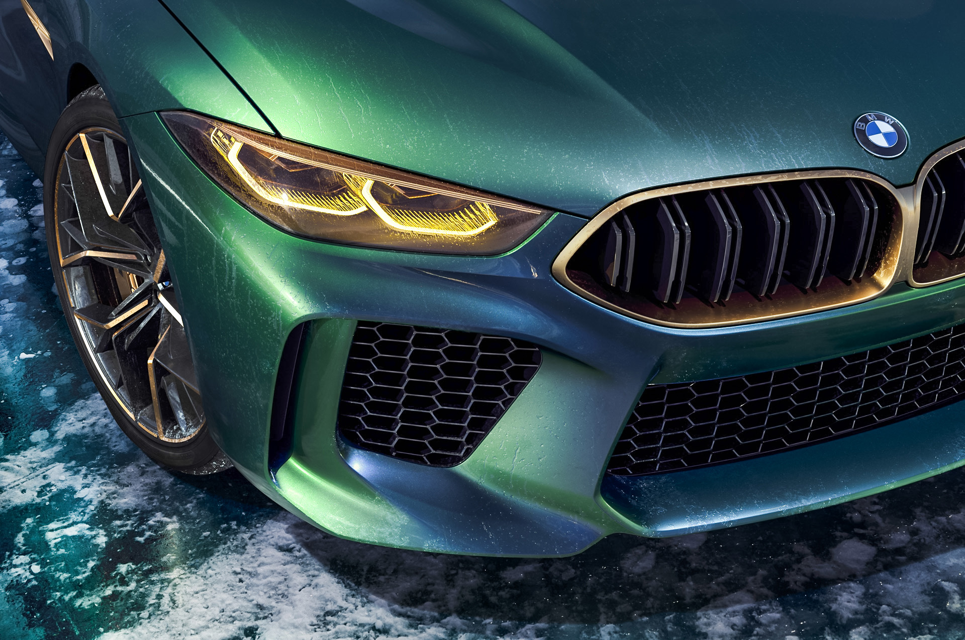 图集|M8 Gran Coupe概念车实图 宝马未来全看它