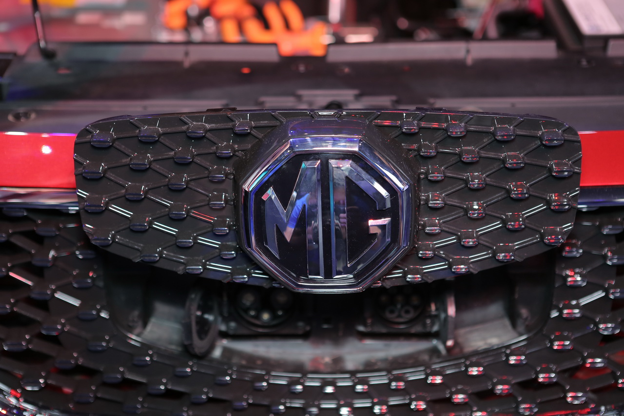 2018广州车展实拍：名爵ZS纯电动