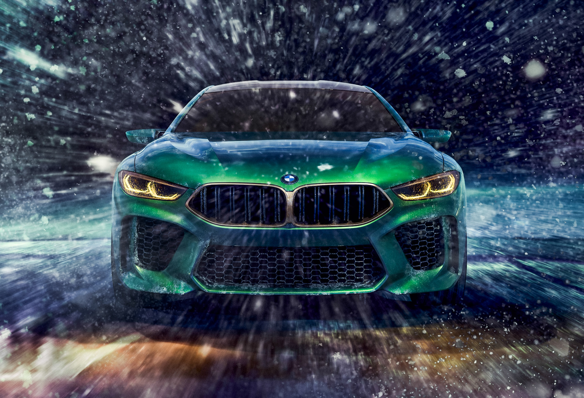 图集|M8 Gran Coupe概念车实图 宝马未来全看它