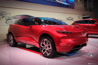 2017广州车展实拍WEY XEV概念车 造型夸张