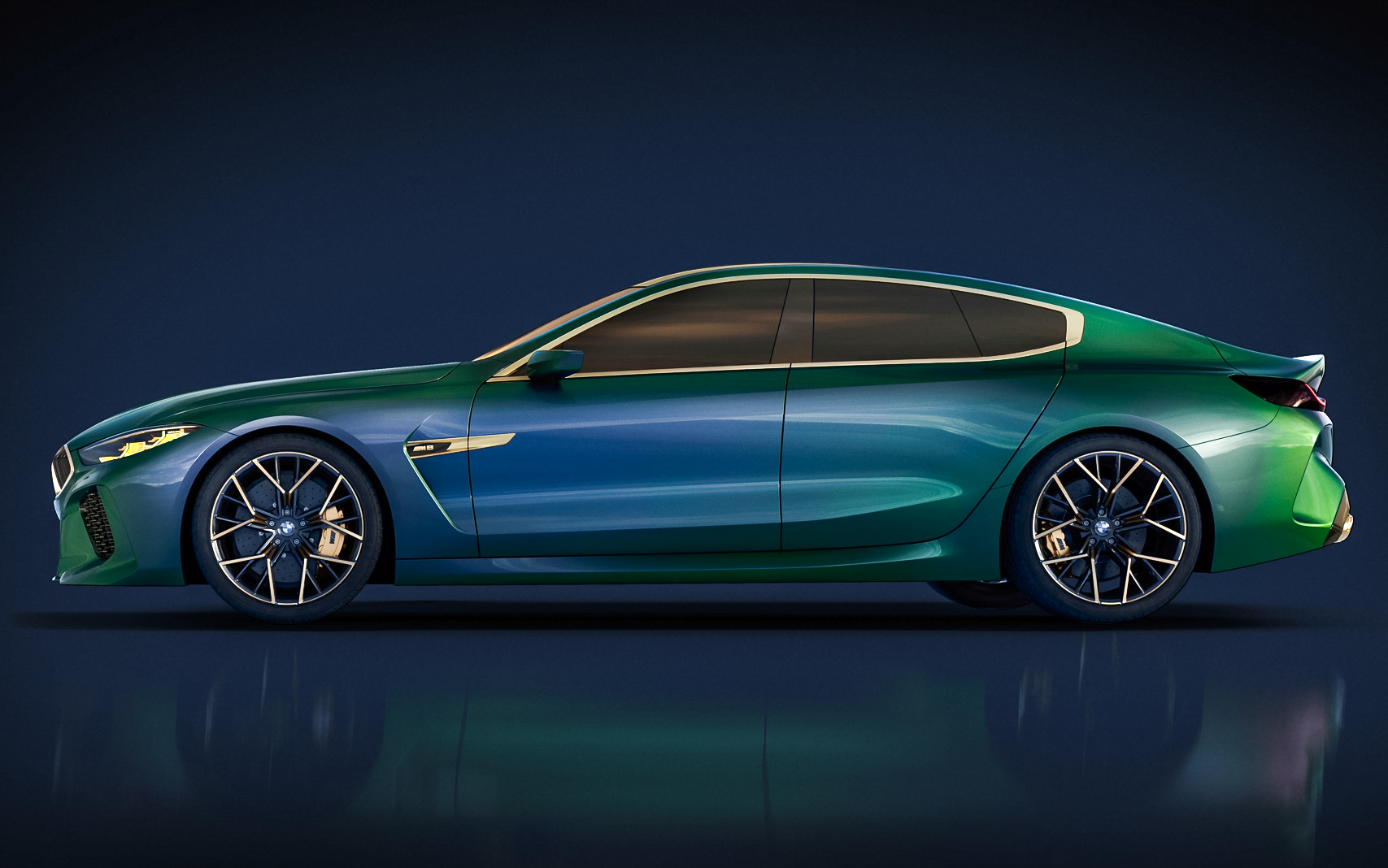 图集|M8 Gran Coupe概念车实图 宝马未来全看它