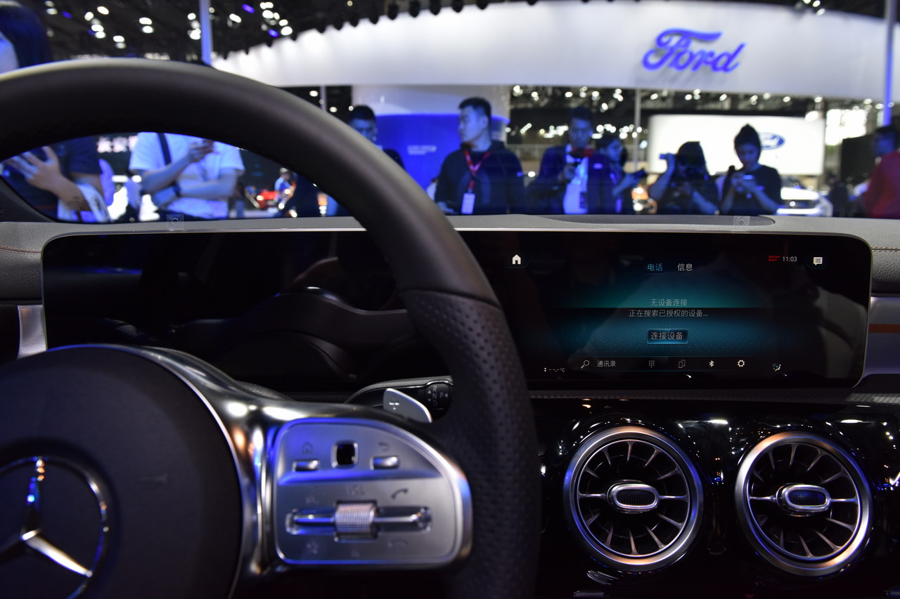 2018广州车展实拍：奔驰A级