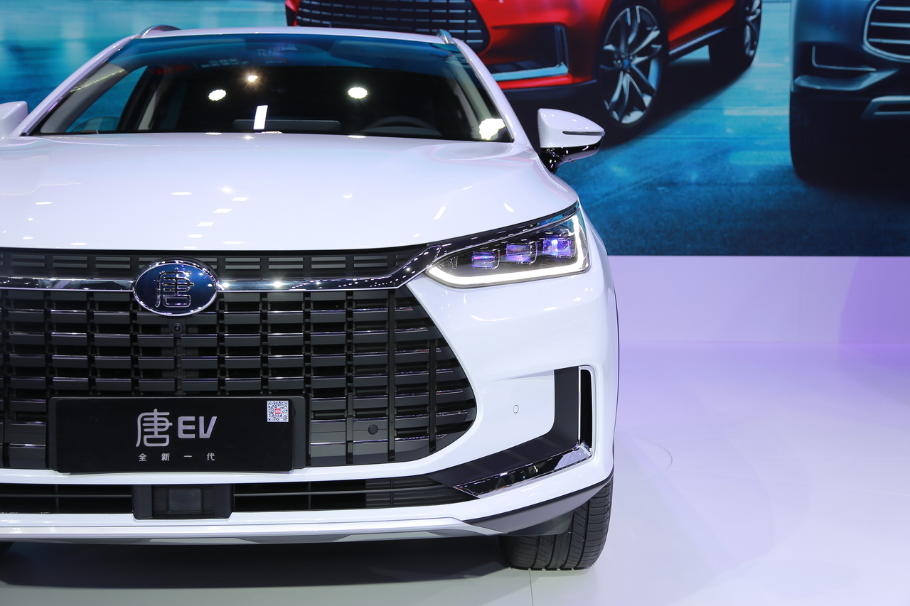 2018广州车展实拍：比亚迪唐新能源