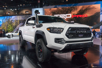 丰田Tacoma TRD Pro实车亮相 越野能力进一步提升