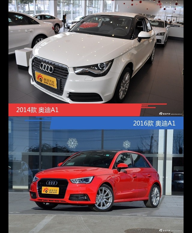 全面升级实力大增 奥迪A1新旧款实车对比