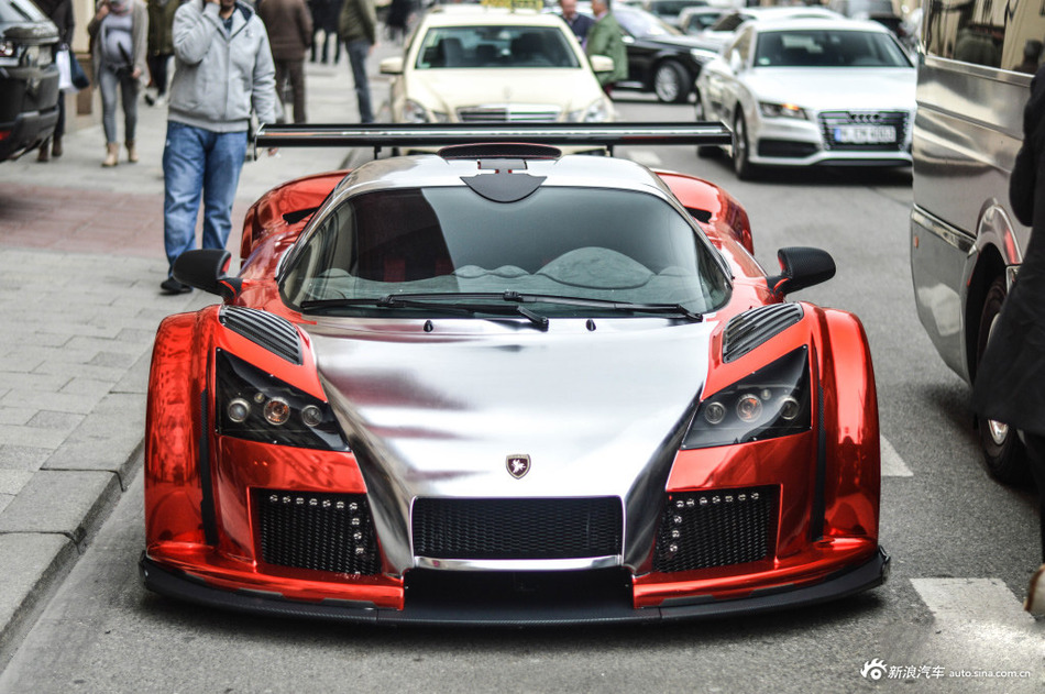 绝版电镀红太阳神Gumpert Apollo S ​​​​