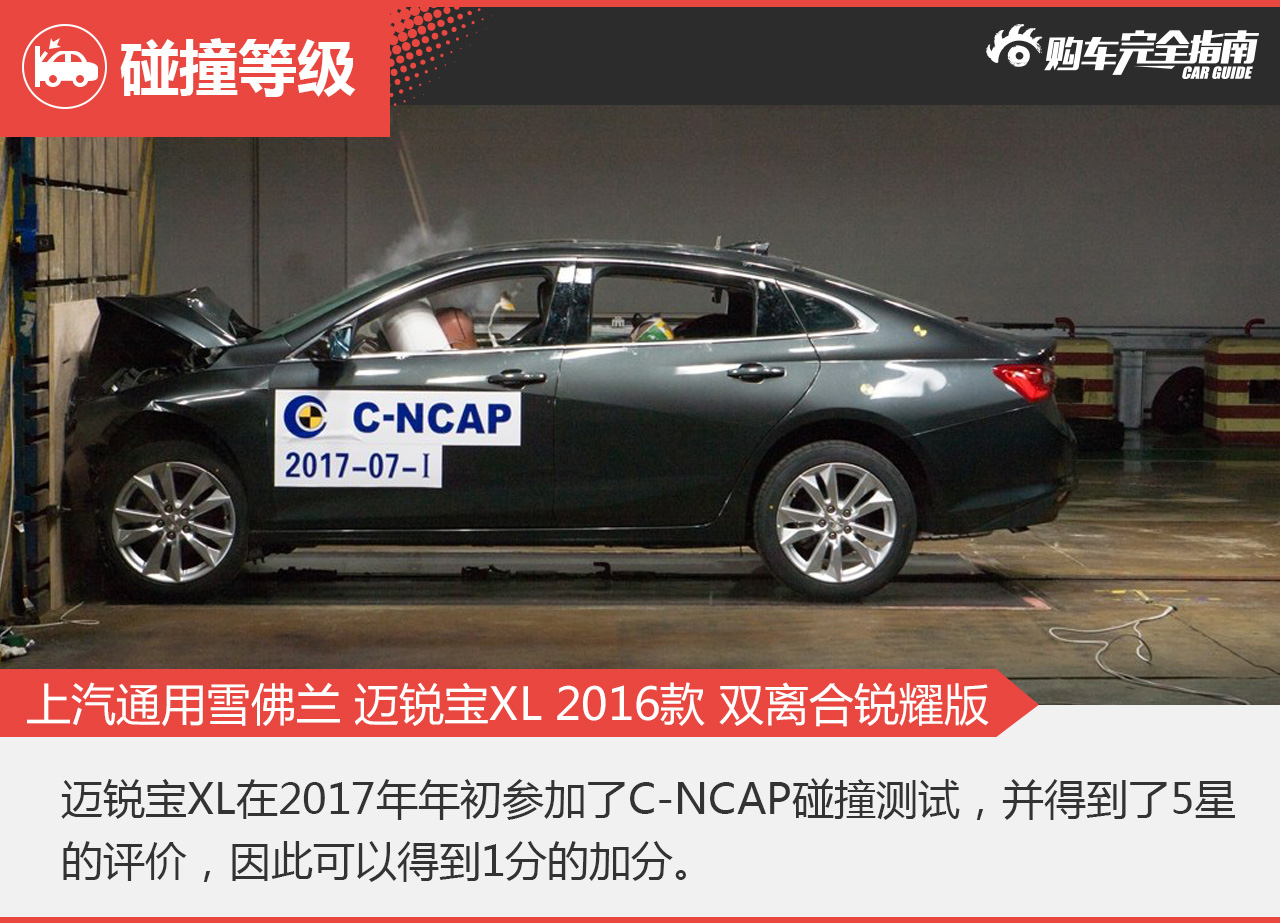 迈锐宝XL碰撞
