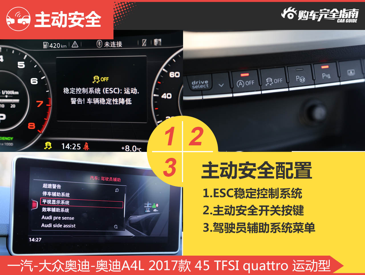 一汽-大众奥迪-奥迪A4L 2017款 45 TFSI quattro 运动型