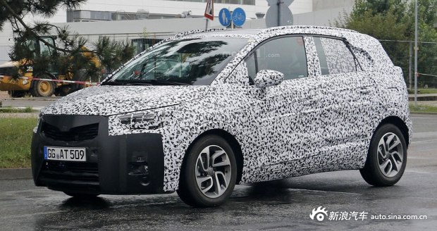 3月首发 欧宝新SUV Crossland X预告图 