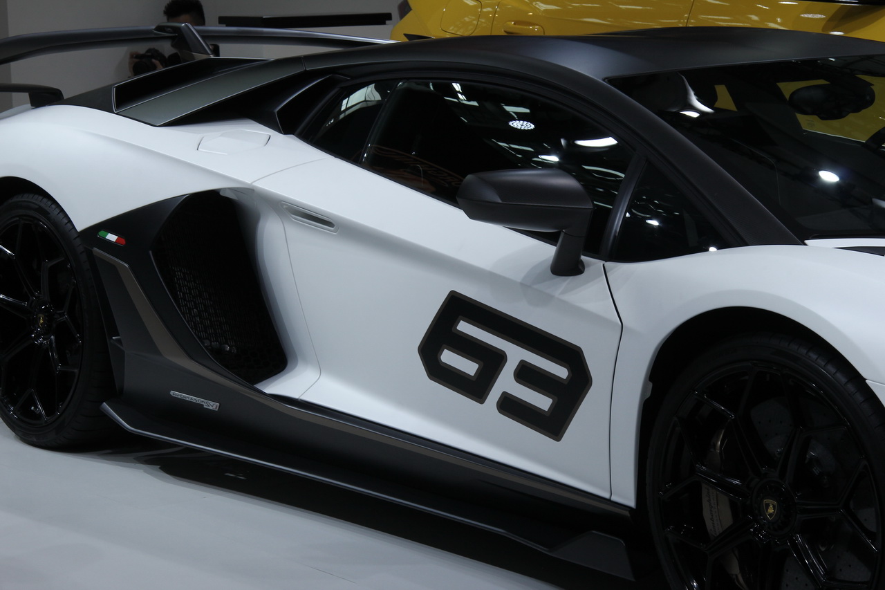 2018广州车展实拍：兰博基尼Aventador SVJ 63特别版