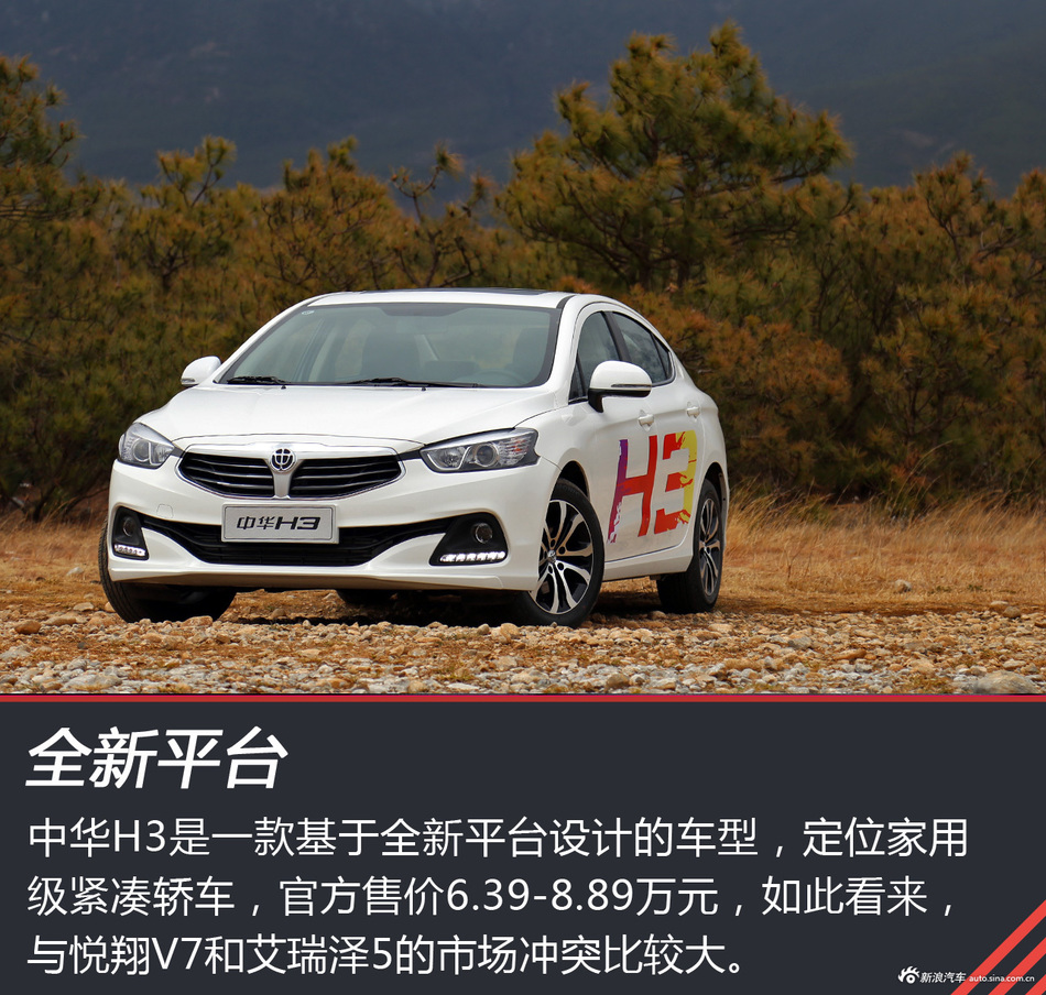 8万块的轿跑车 中华h3试驾