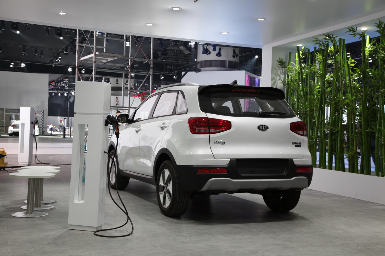 2018广州车展实拍：起亚KX3新能源