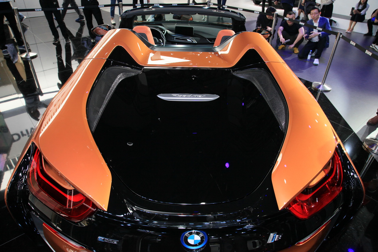 2018广州车展实拍：宝马i8敞篷版