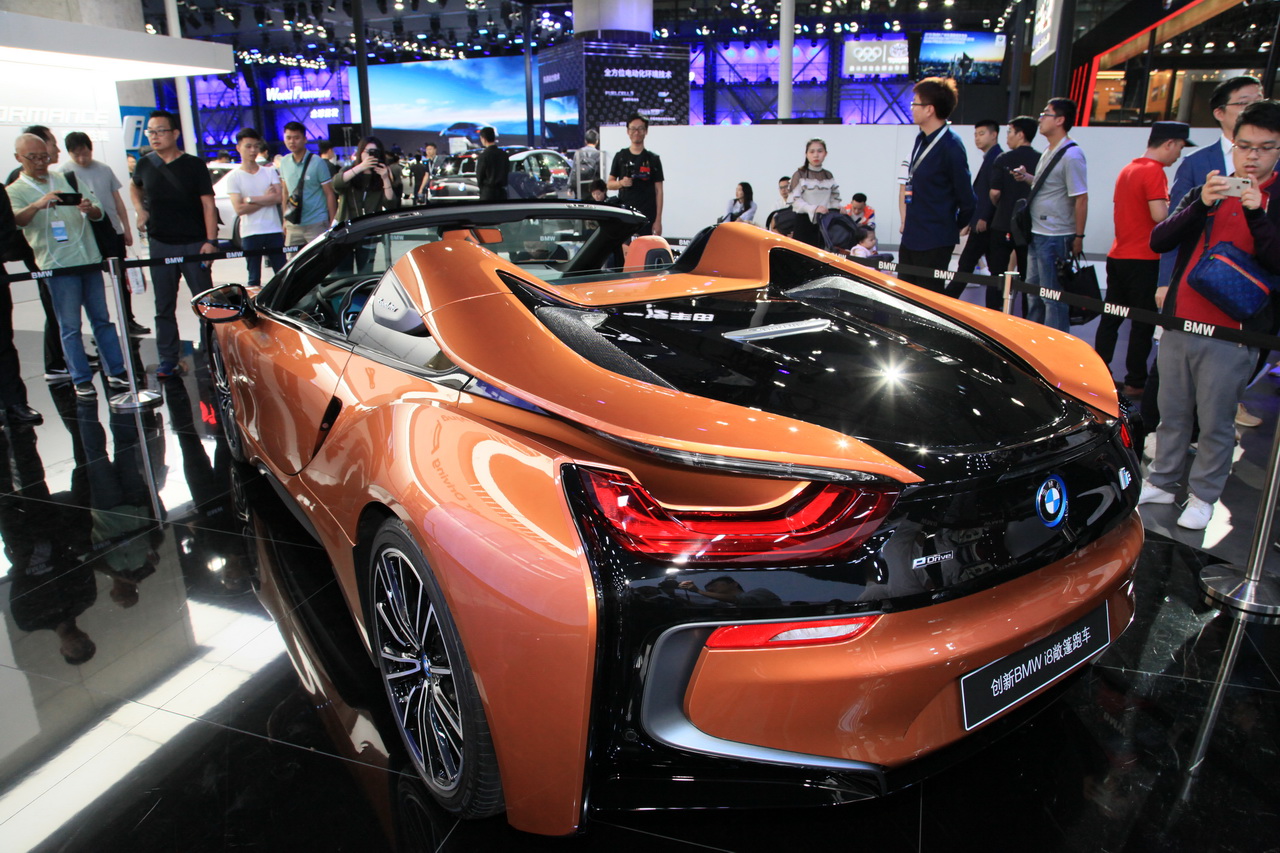 2018广州车展实拍：宝马i8敞篷版