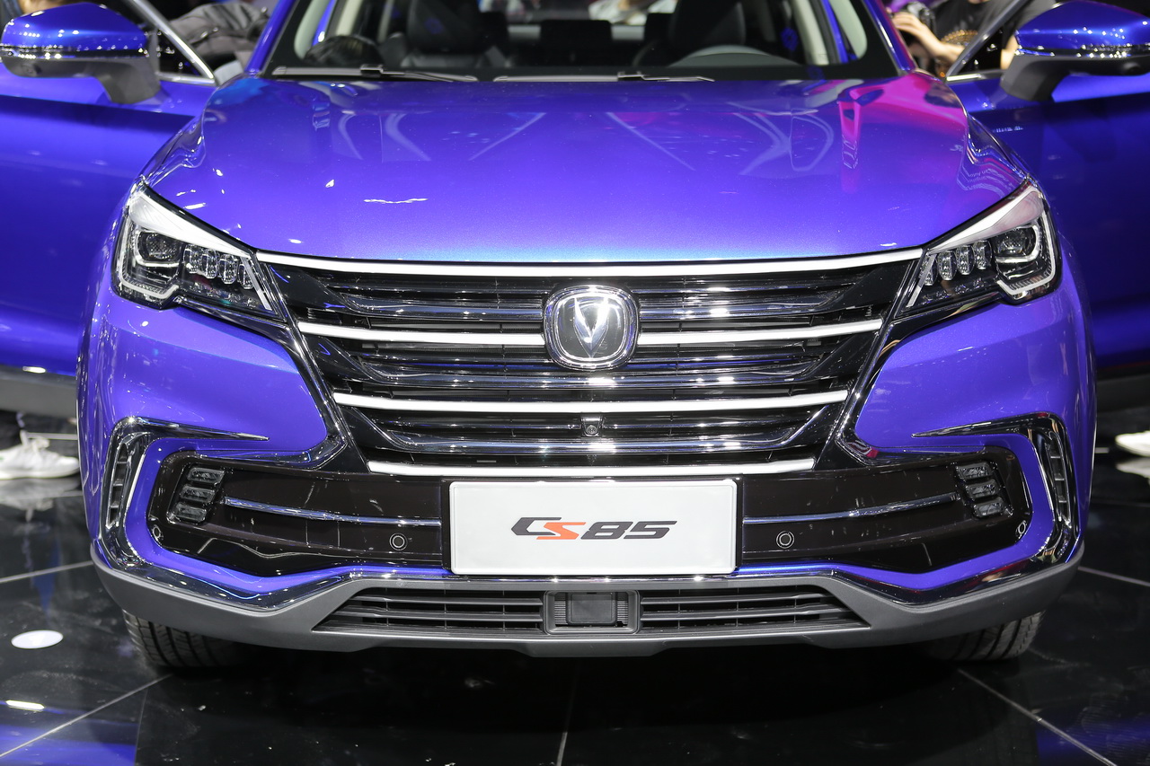 2018广州车展实拍：长安CS85