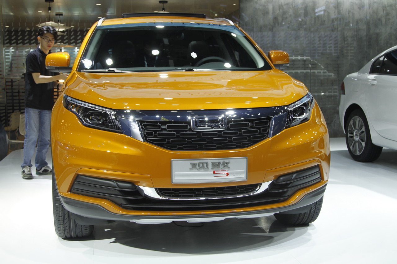 2018广州车展实拍：观致5 SUV