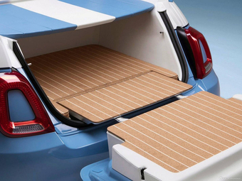 图集|菲亚特500特别版发布 采用蓝白色调