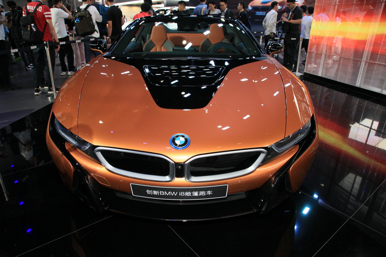 2018广州车展实拍：宝马i8敞篷版