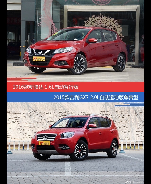 花一样的钱 骐达和吉利GX7到底该选谁