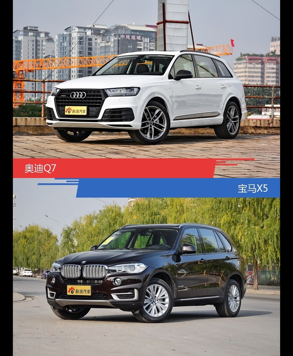 针锋相对各有千秋  奥迪Q7对比宝马X5