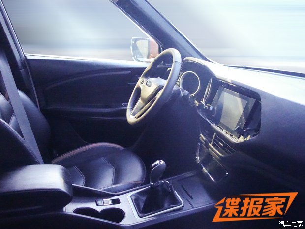 采用手动挡 汉腾全新紧凑SUV最新谍照
