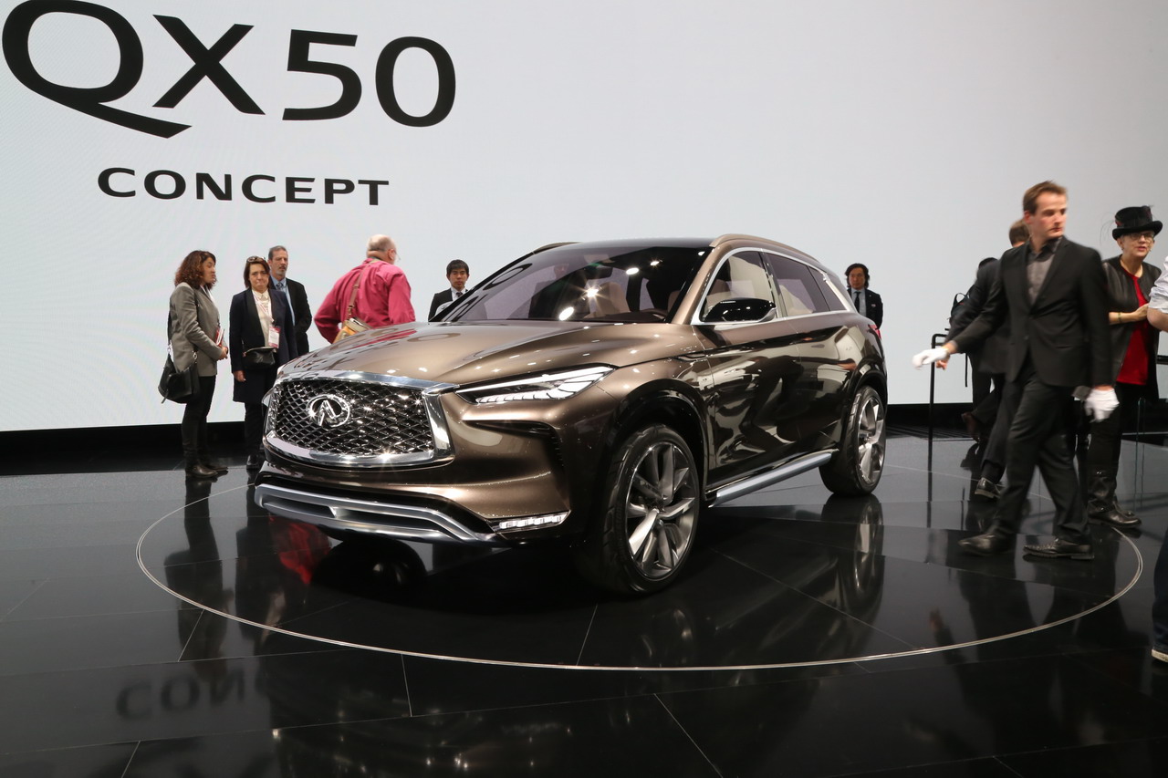 更加贴近量产版 英菲尼迪QX50概念车