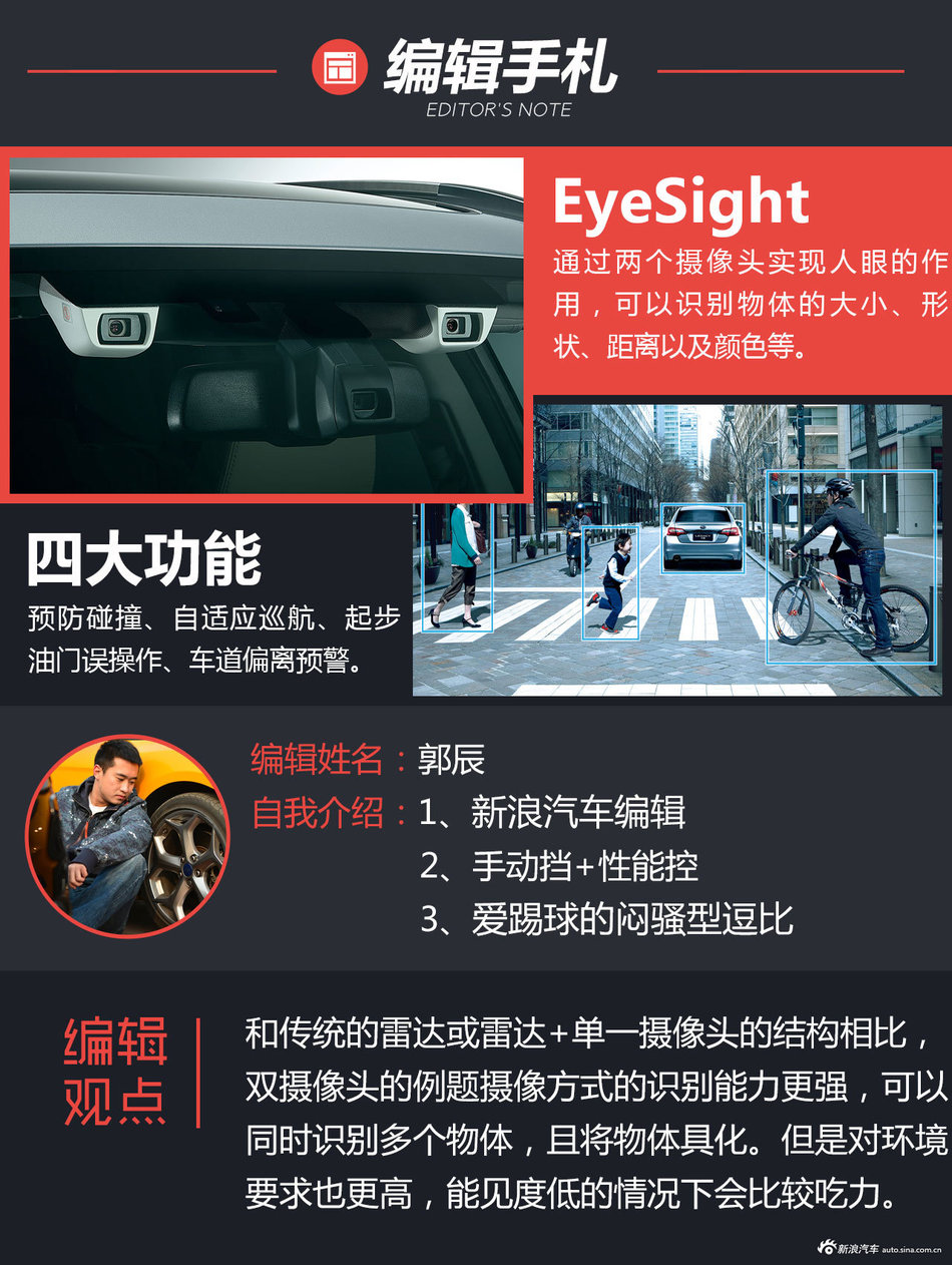 斯巴鲁EyeSight驾驶辅助系统体验