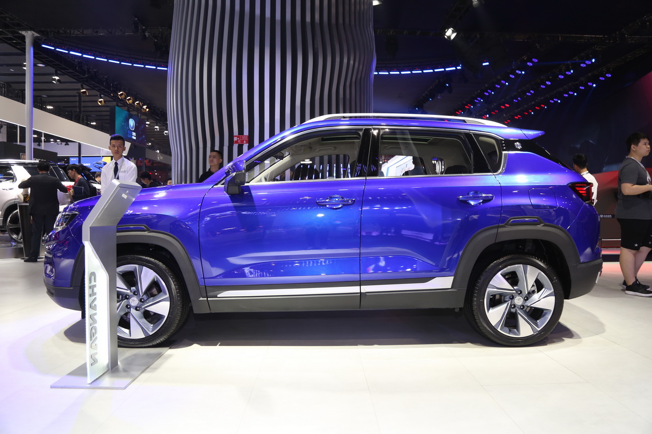 2018广州车展实拍：长安CS35 PLUS