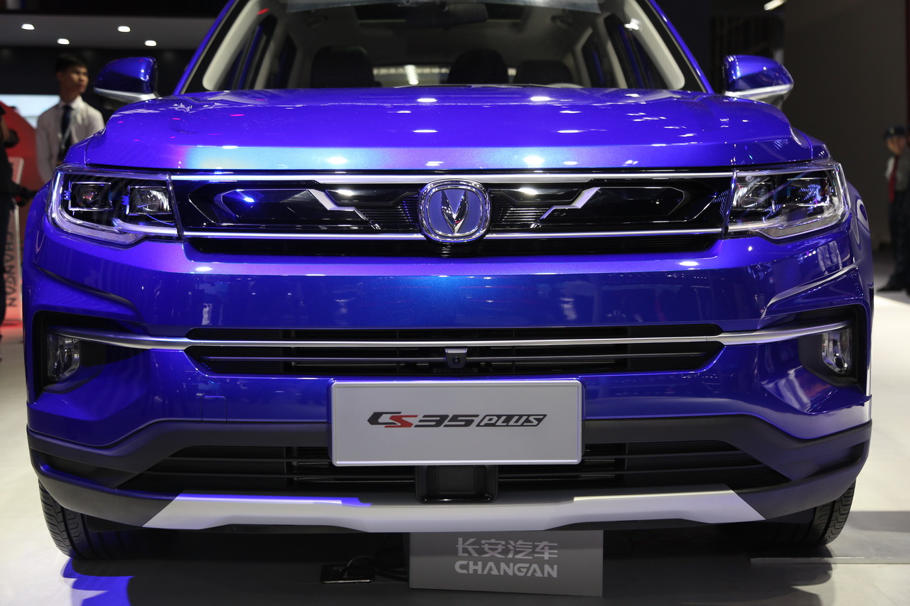 2018广州车展实拍：长安CS35 PLUS