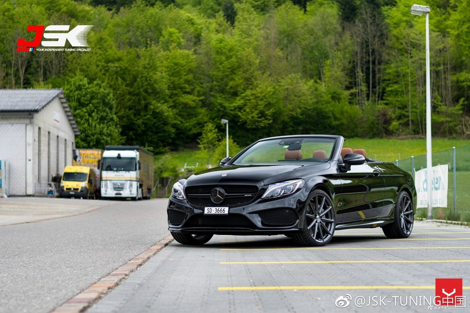 Mercedes C-class on Vossen x