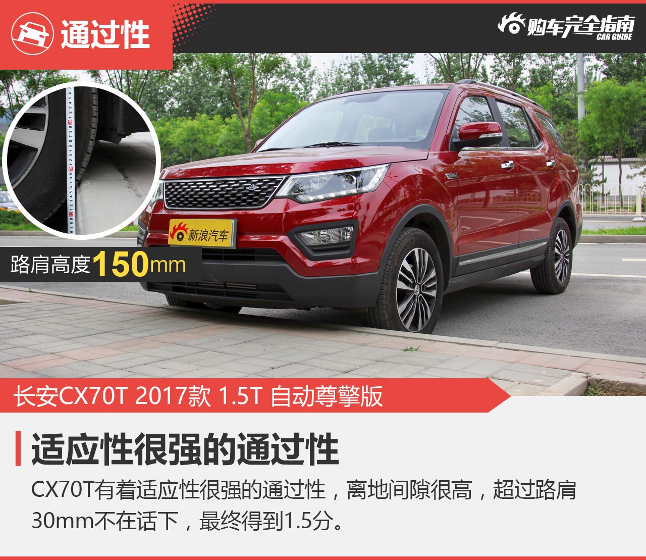 长安CX70T 2017款 1.5T 自动尊擎版