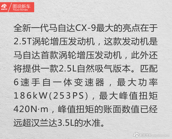 马自达推全新SUV 比汉兰达还大