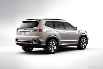 斯巴鲁发布全新7座SUV 庞然大物！