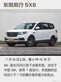 7座中型SUV才卖6万！实拍解读风行SX6