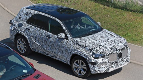 奔驰全新GLE路试谍照曝光2018年上市