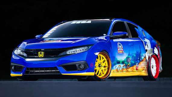 当本田思域遇见25岁的刺猬索尼克