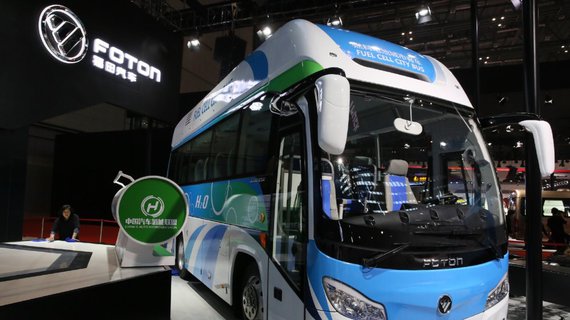 换个角度看车展6：欧辉“氢”动上海车展